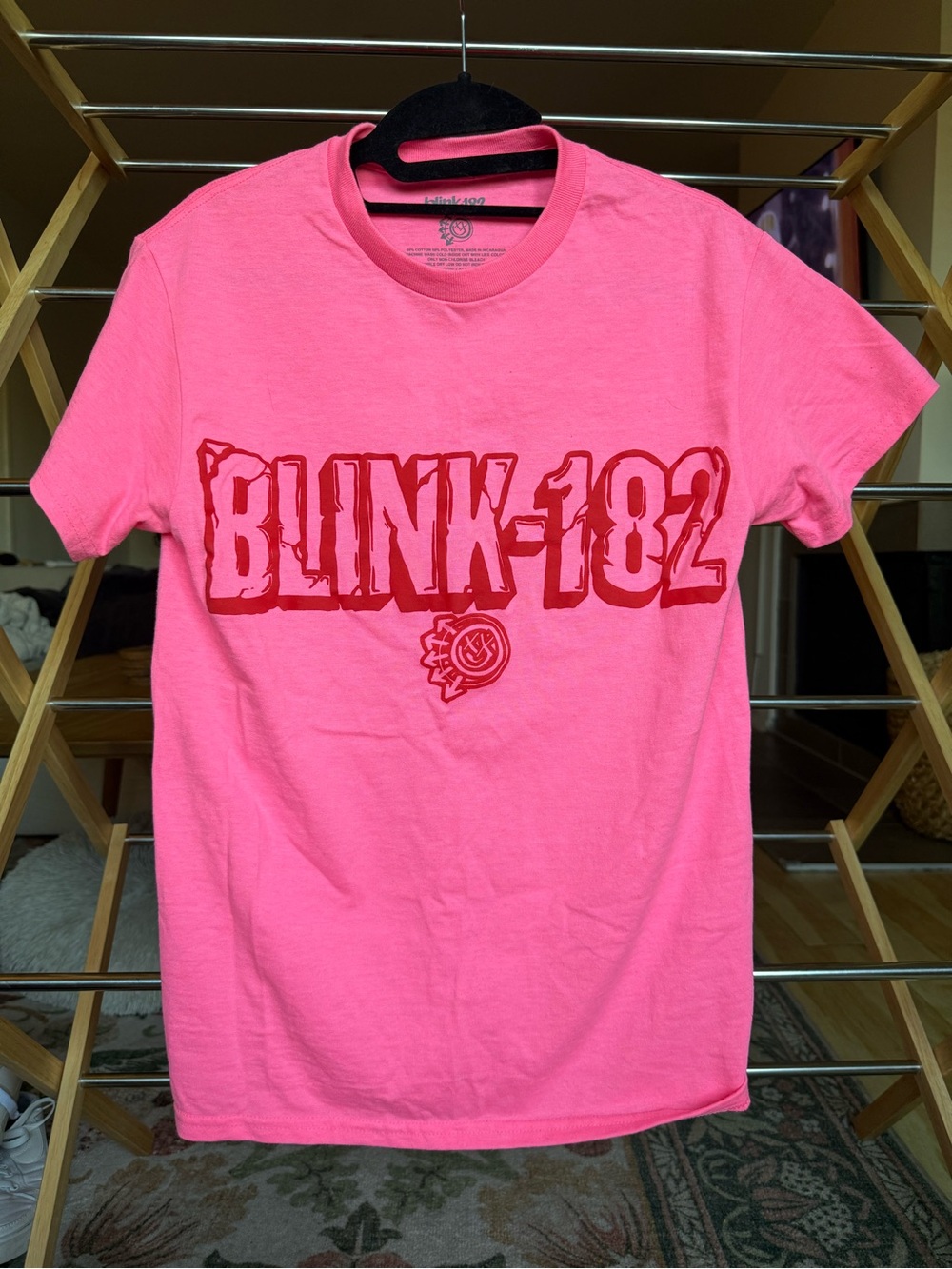 Blink 182 Pink Logo T-Shirt